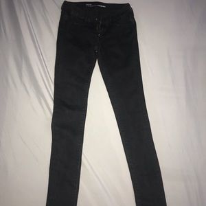 black low rise jeggings size 1